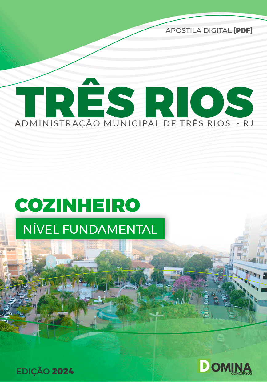 Apostila Pref Três Rios RJ 2024 Cozinheiro