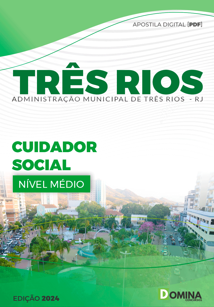 Apostila Pref Três Rios RJ 2024 Cuidador Social