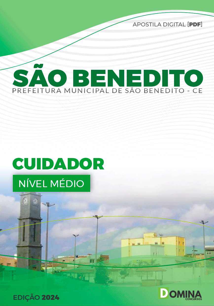 Apostila Pref São Benedito CE 2024 Cuidador