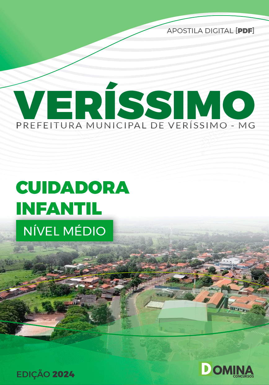 Apostila Pref Veríssimo MG 2024 Cuidador Infantil