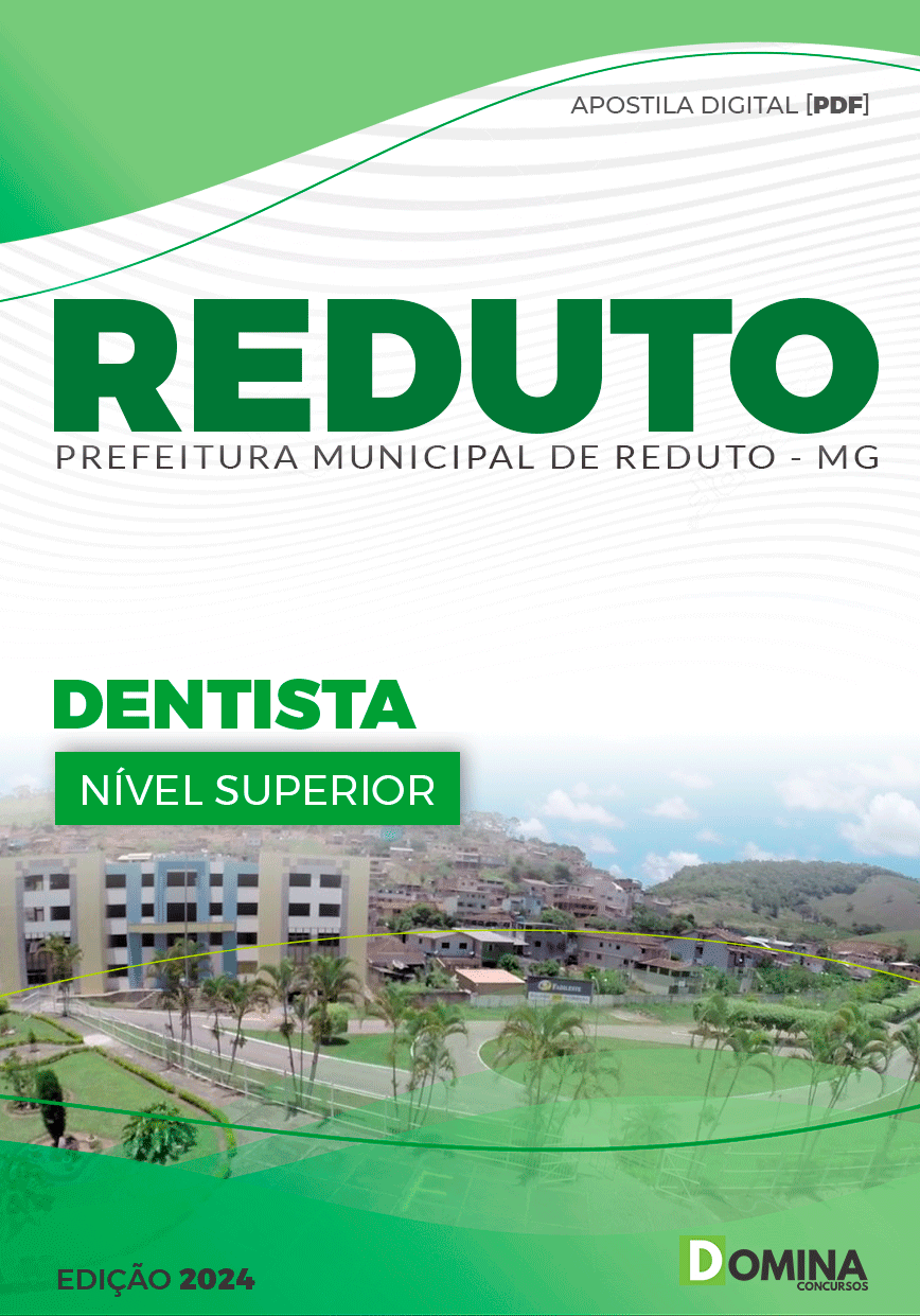 Apostila Pref Reduto MG 2024 Dentista