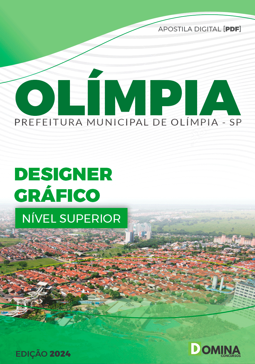 Apostila Pref Olímpia SP 2024 Designer Gráfico