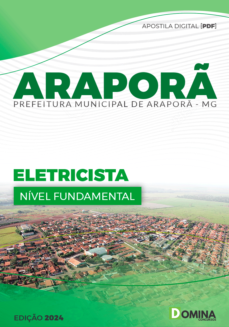 Apostila Pref Araporã MG 2024 Eletricista