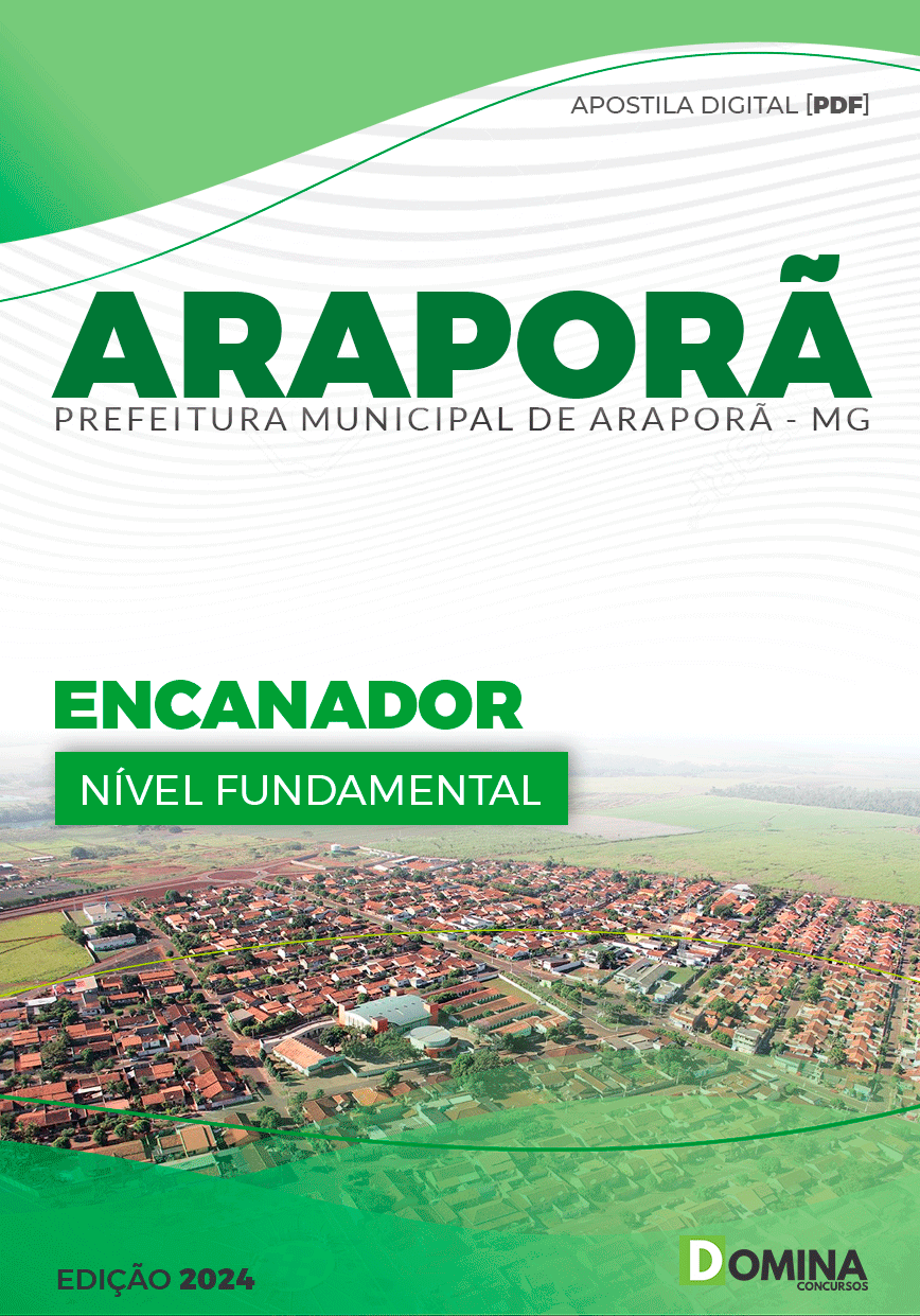 Apostila Pref Araporã MG 2024 Encanador
