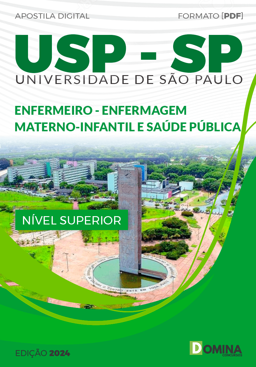 Apostila USP SP 2024 Enfermeiro Materno Infantil e Saúde Pública