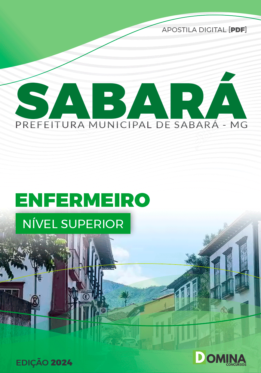Apostila Pref Sabará MG 2024 Enfermeiro