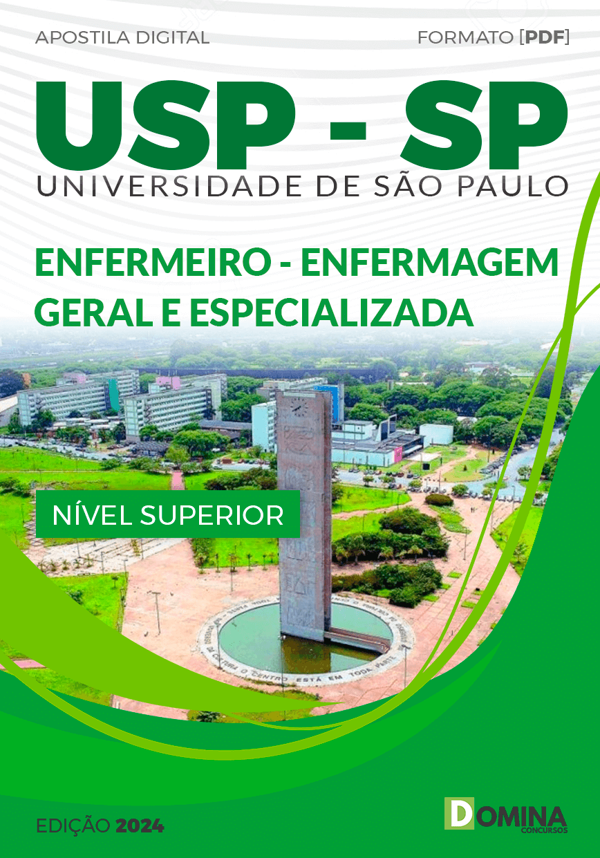 Apostila USP SP 2024 Enfermeiro Geral e Especializado