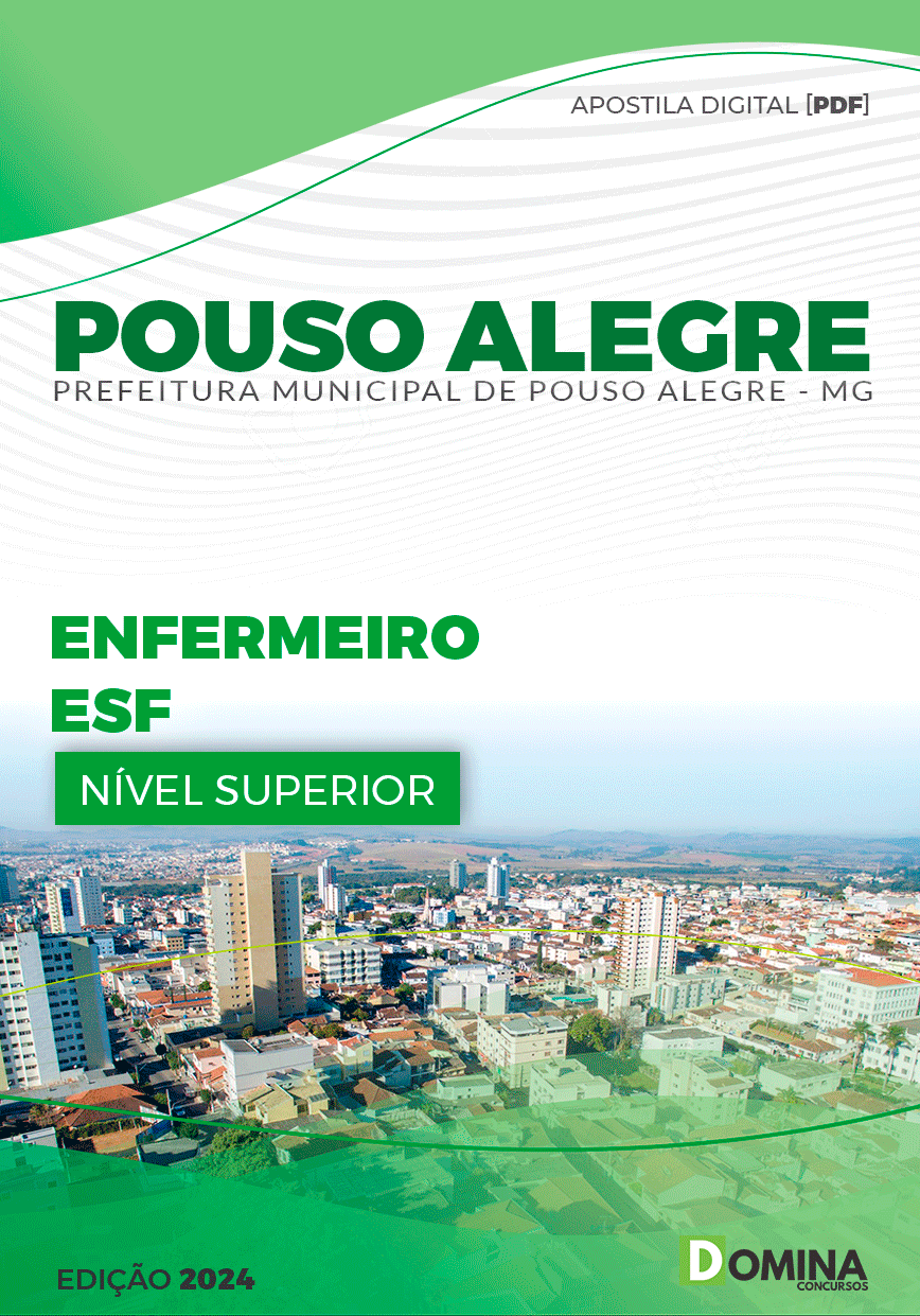 Apostila Pref Pouso Alegre MG 2024 Enfermeiro ESF