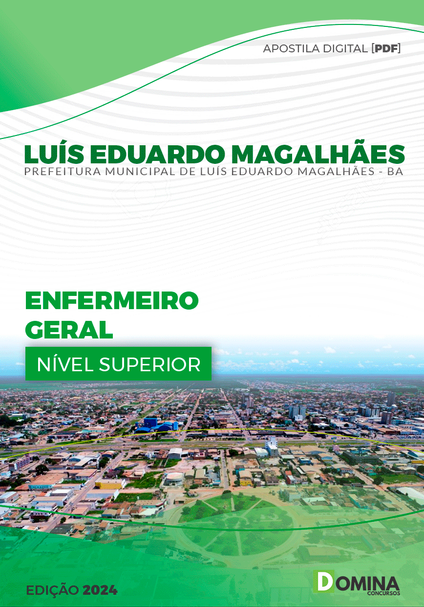 Apostila Pref Luís Eduardo Magalhães BA 2024 Enfermeiro Geral