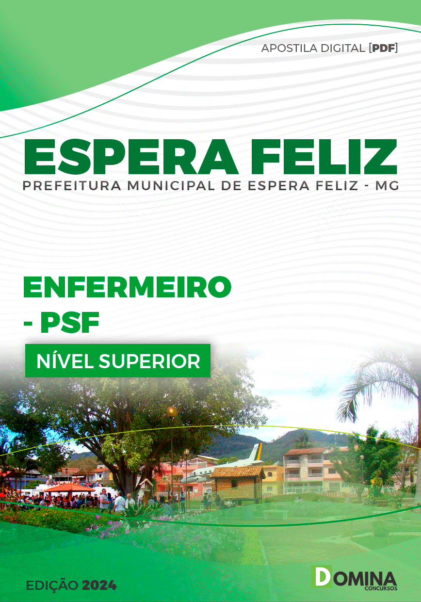 Apostila Pref Espera Feliz MG 2024 Enfermeiro PSF