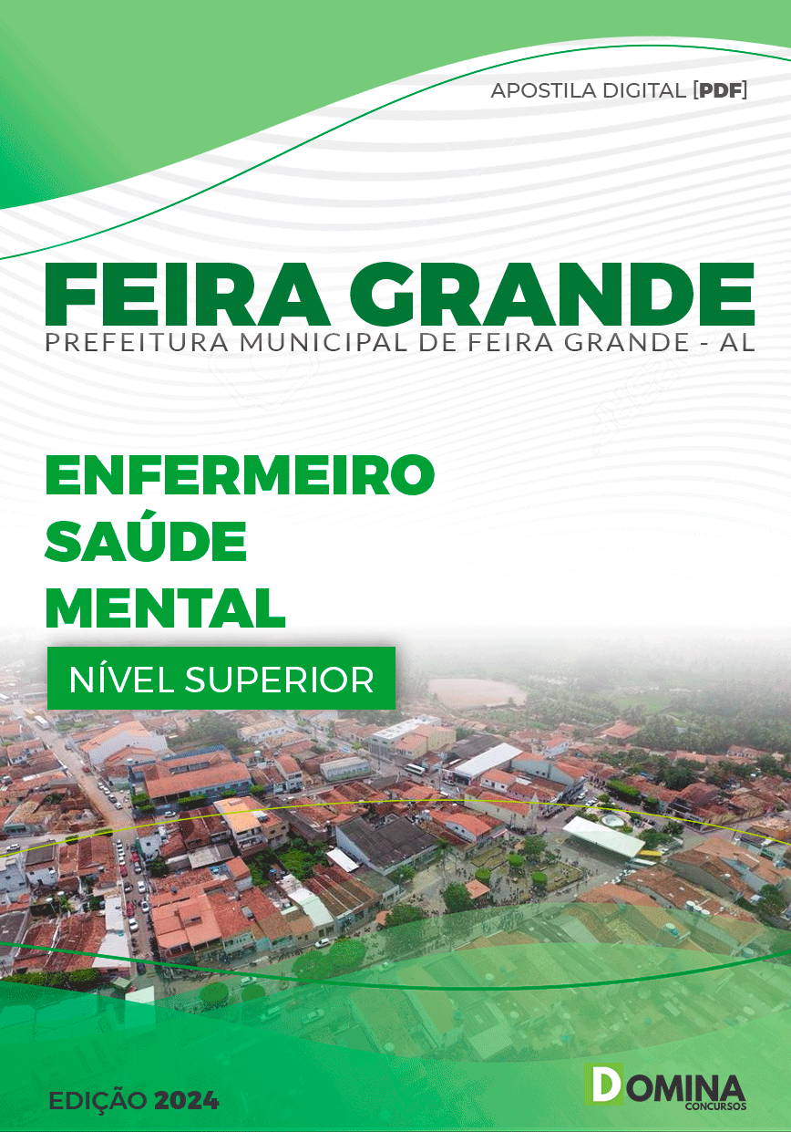Apostila Pref Feira Grande AL 2024 Enfermeiro Saúde Mental