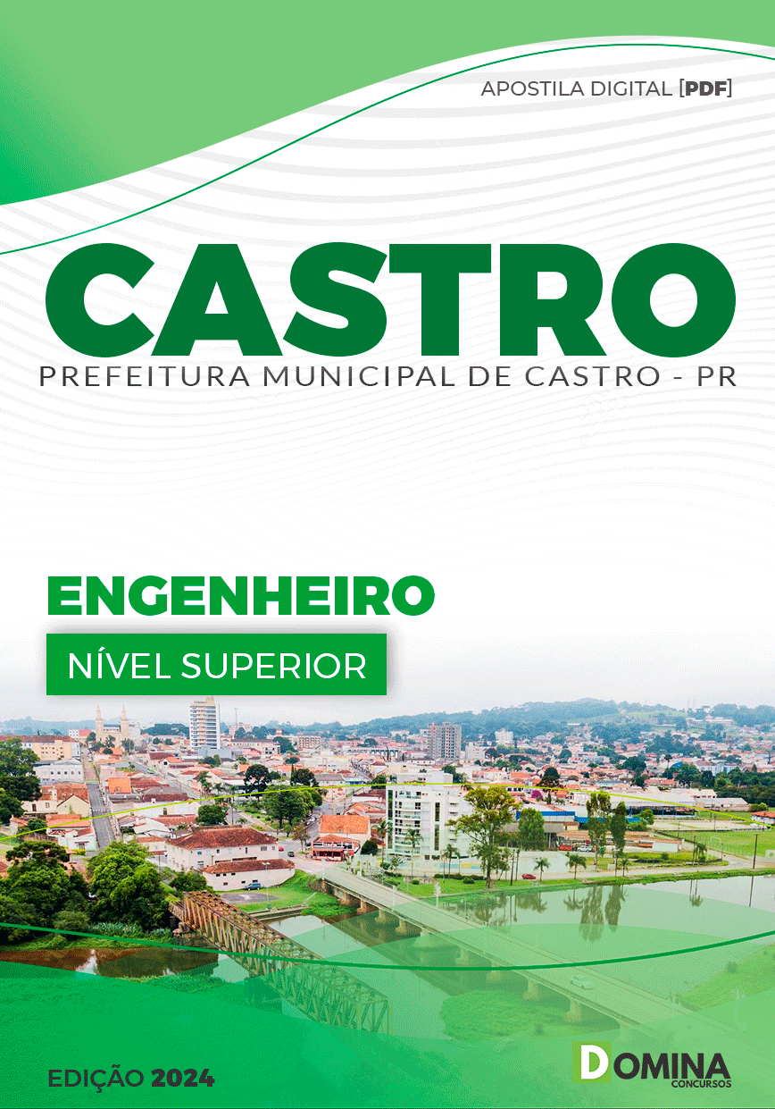 Apostila Pref Castro PR 2024 Engenheiro
