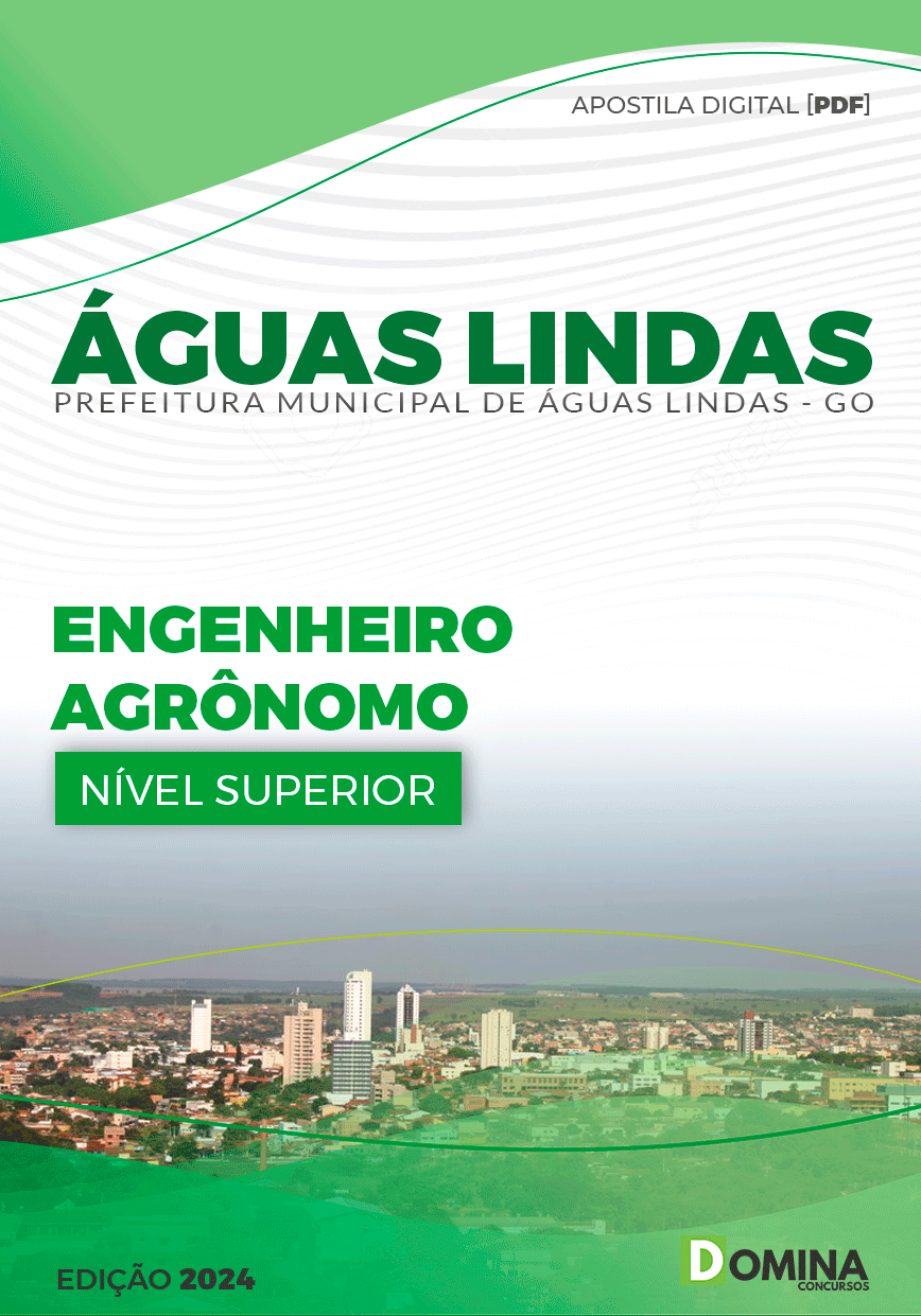 Apostila Pref Águas Lindas GO 2024 Engenheiro Agrônomo