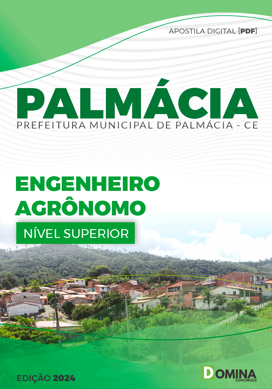 Apostila Concurso Pref Palmácia CE 2024 Engenheiro Agrícola