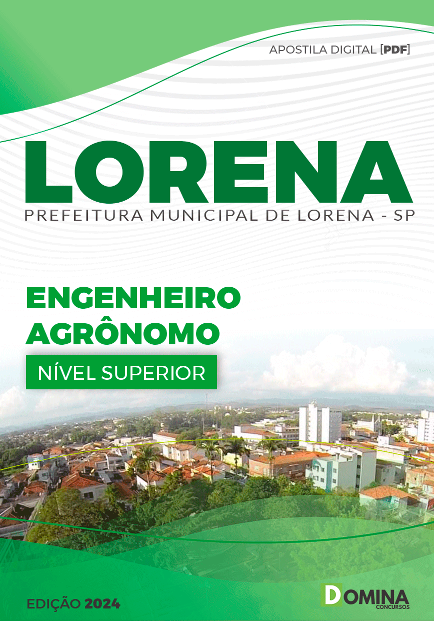 Apostila Pref Lorena SP 2024 Engenheiro Agrônomo
