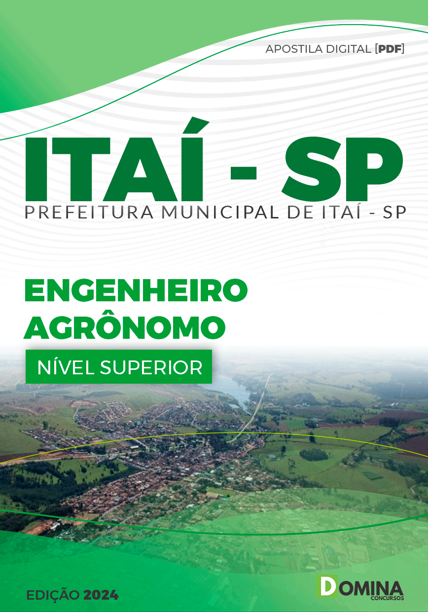 Apostila Pref Itaí SP 2024 Engenheiro Agrônomo