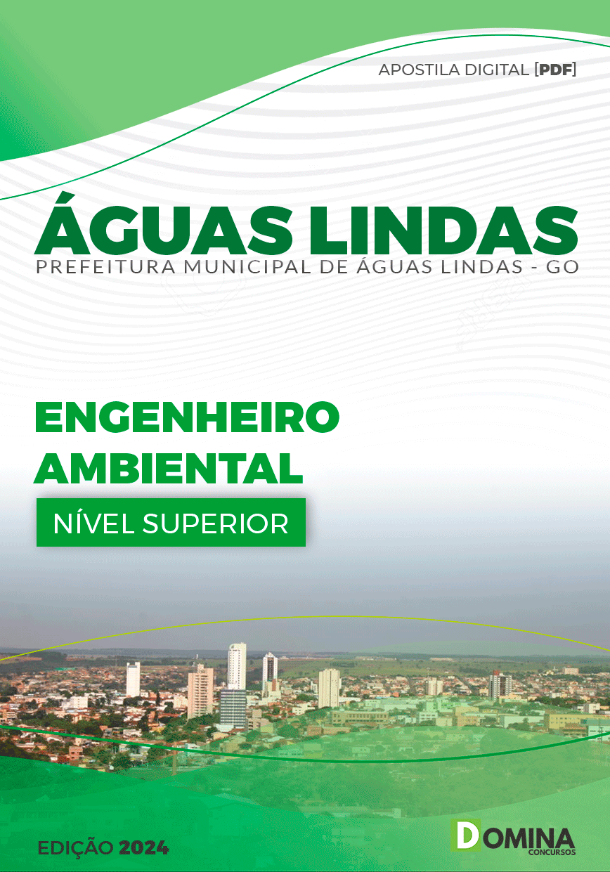 Apostila Pref Águas Lindas GO 2024 Engenheiro Ambiental