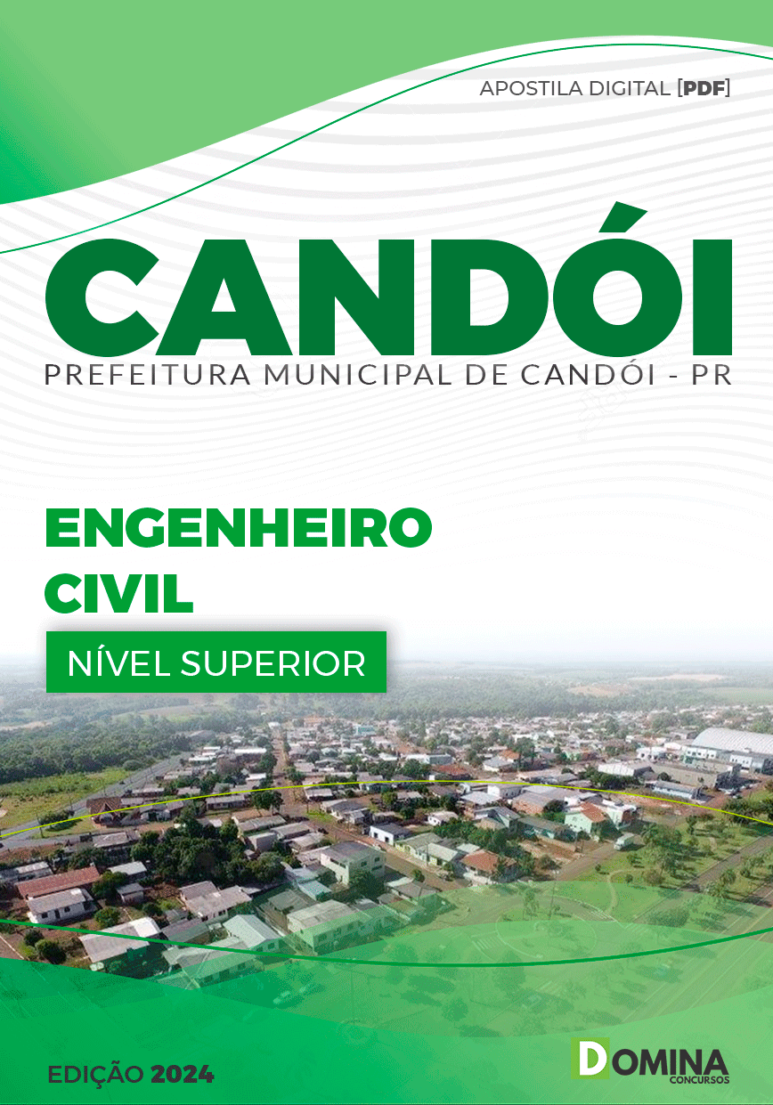 Apostila Concurso Pref Candói PR 2024 Engenheiro Civil