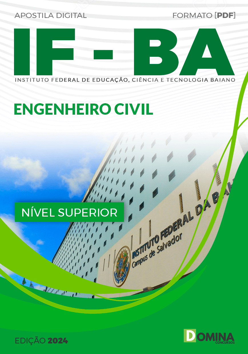 Apostila IF Baiano BA 2024 Engenheiro Civil