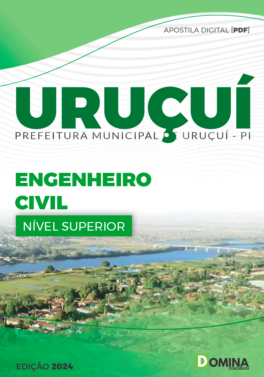 Apostila Pref Uruçuí PI 2024 Engenheiro Civil