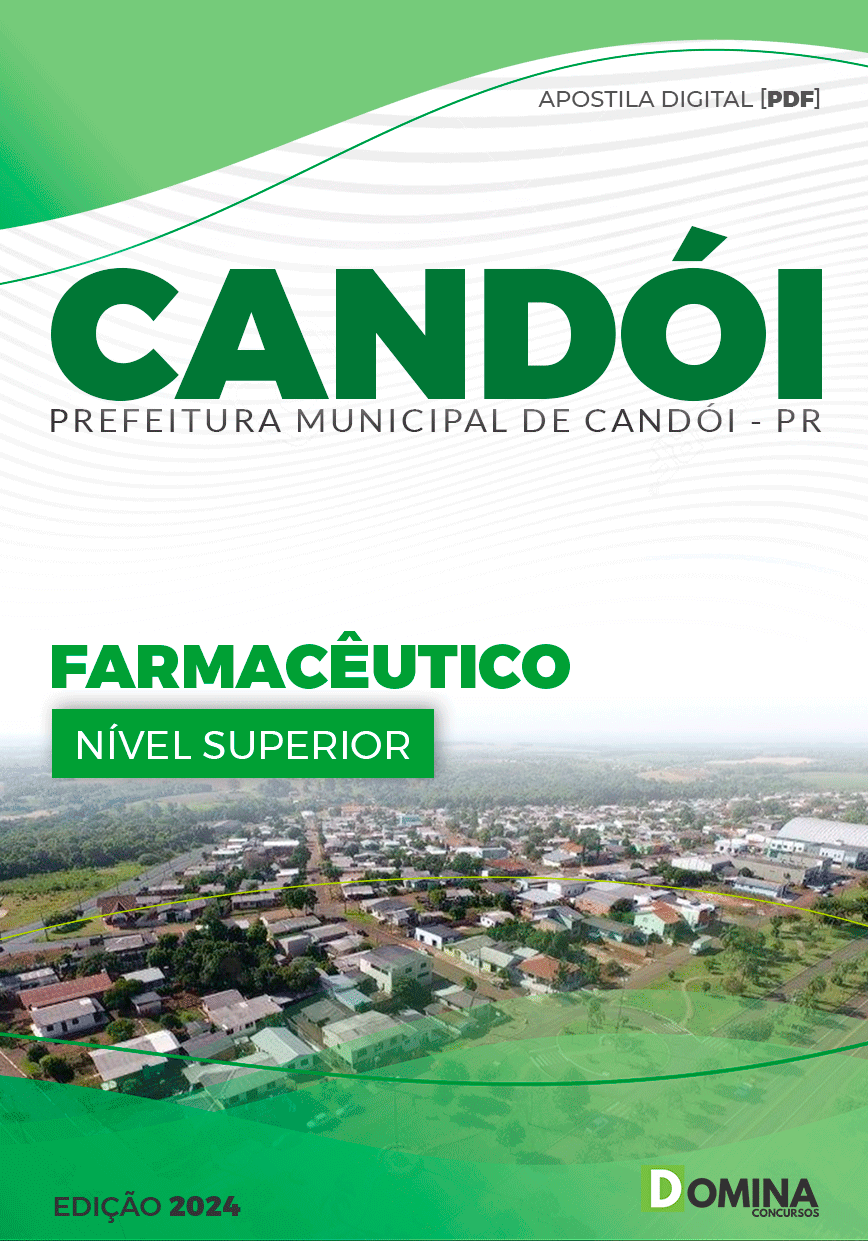 Apostila Concurso Pref Candói PR 2024 Farmacêutico