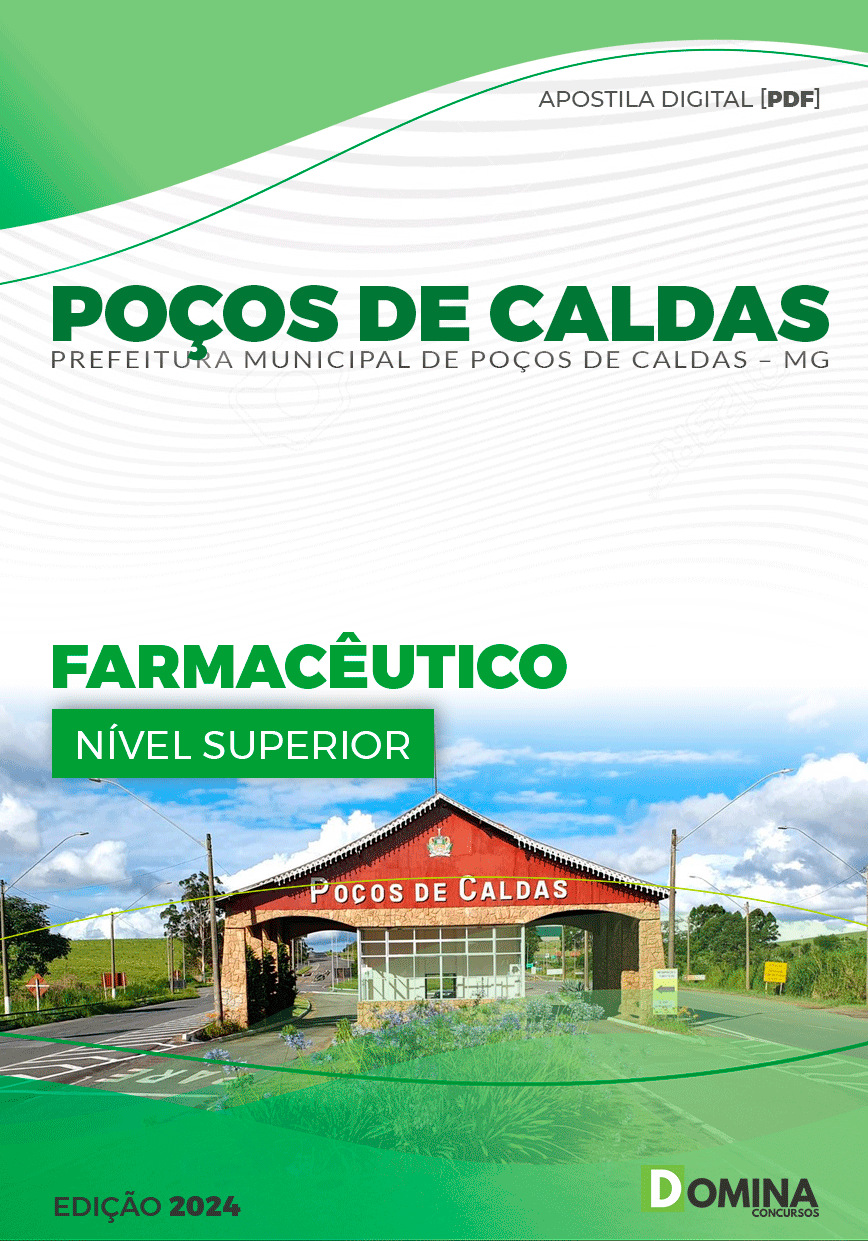 Apostila Pref Poços de Caldas MG 2024 Farmacêutico