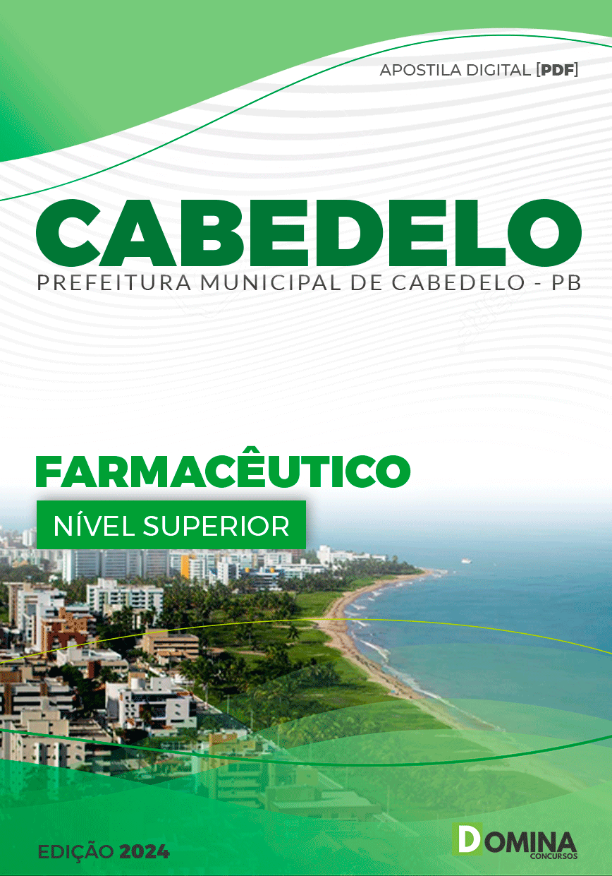 Apostila Pref Cabedelo PB 2024 Farmacêutico