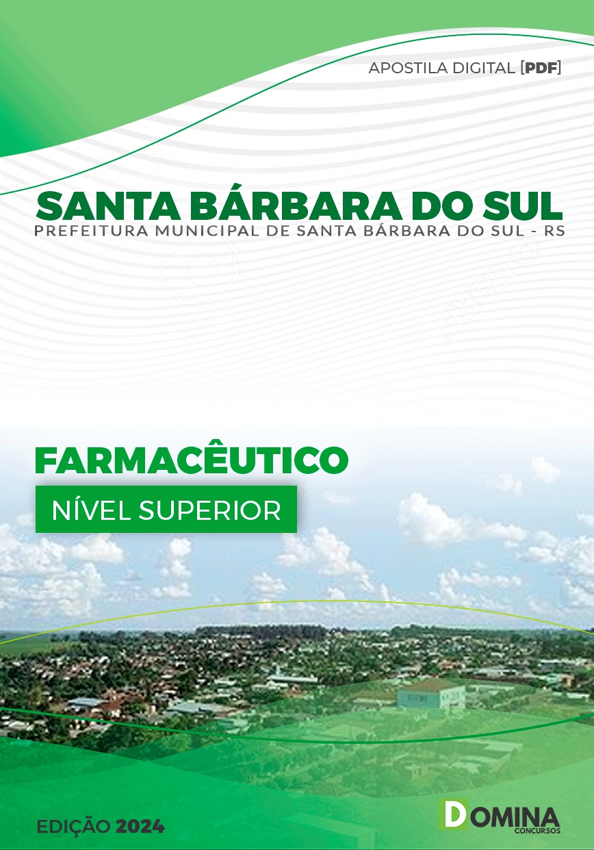 Pref Santa Bárbara do Sul RS 2024 Farmacêutico