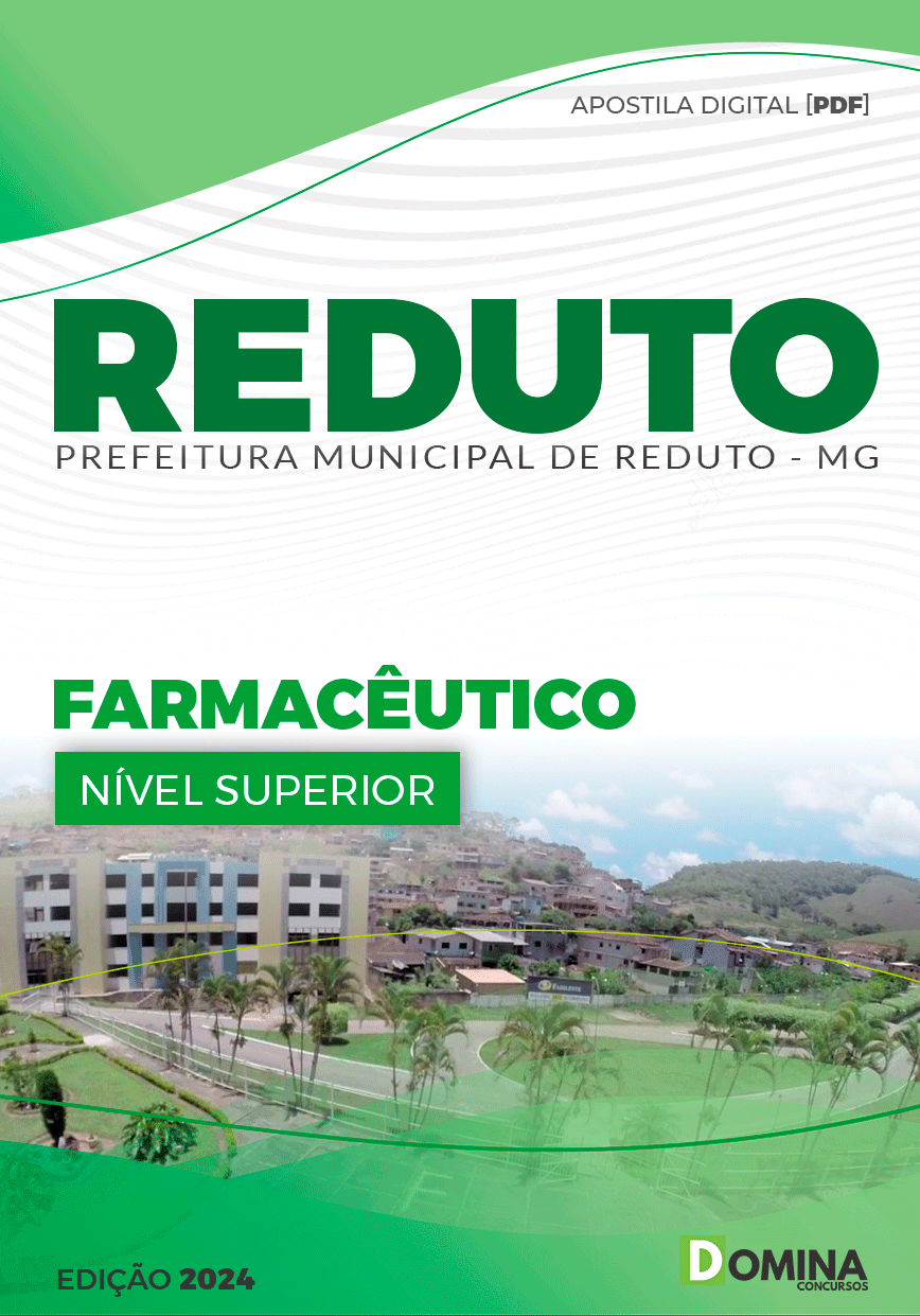 Apostila Pref Reduto MG 2024 Farmacêutico