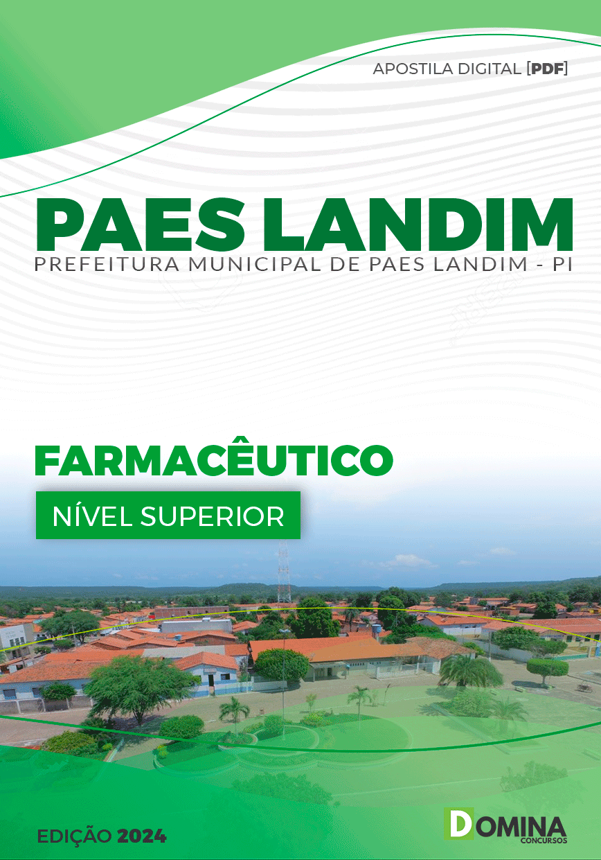 Apostila Pref Paes Landim PI 2024 Farmacêutico