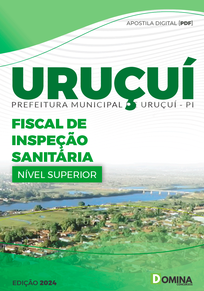 Apostila Pref Uruçuí PI 2024 Fiscal de Inspeção Sanitária