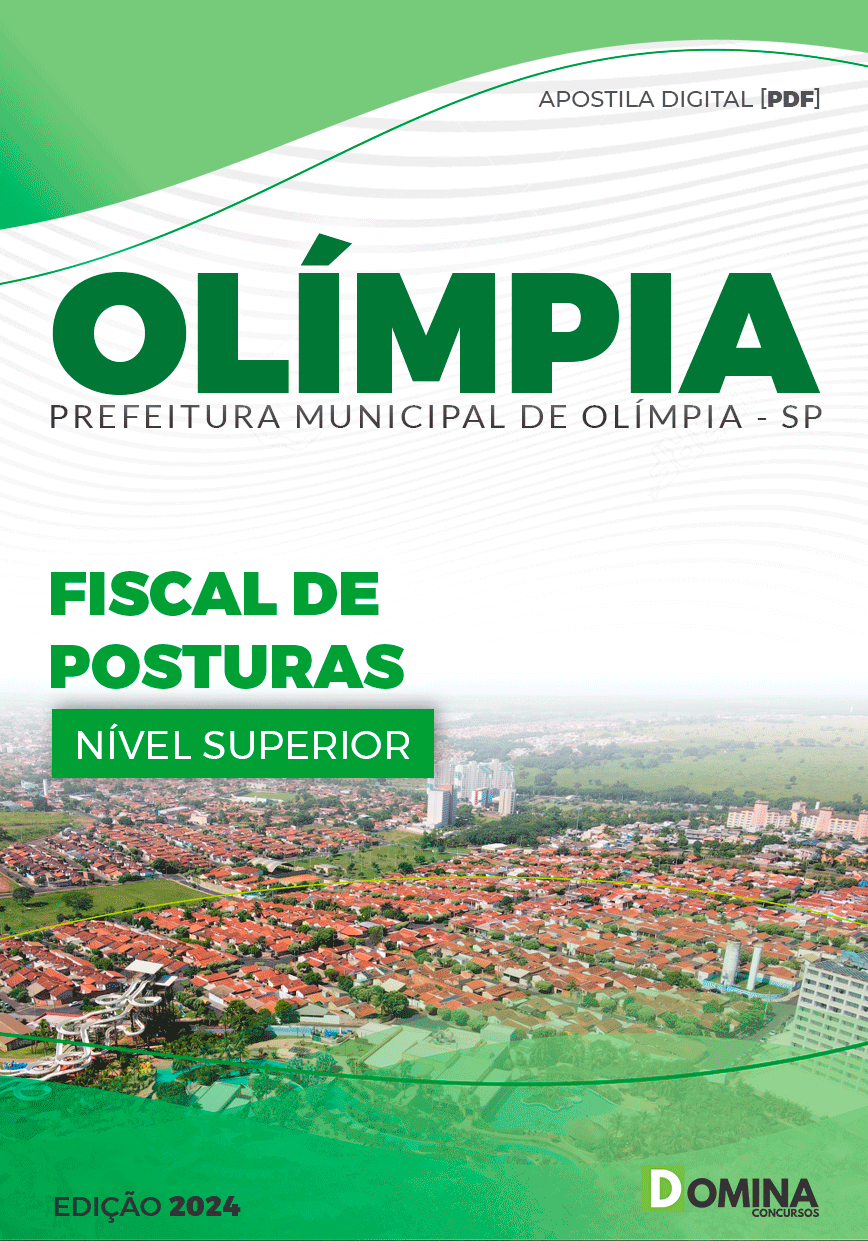 Apostila Pref Olímpia SP 2024 Fiscal de Posturas