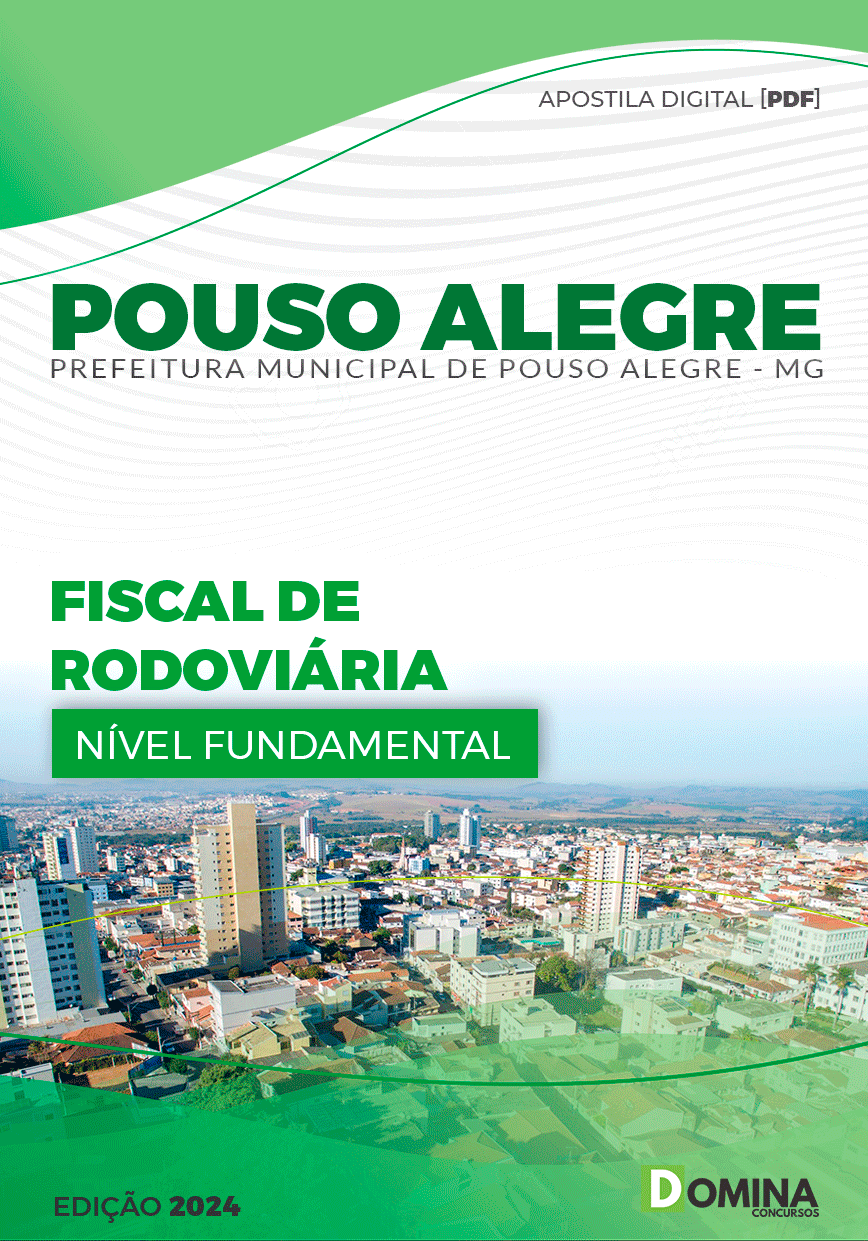 Apostila Pref Pouso Alegre MG 2024 Fiscal de Rodoviária