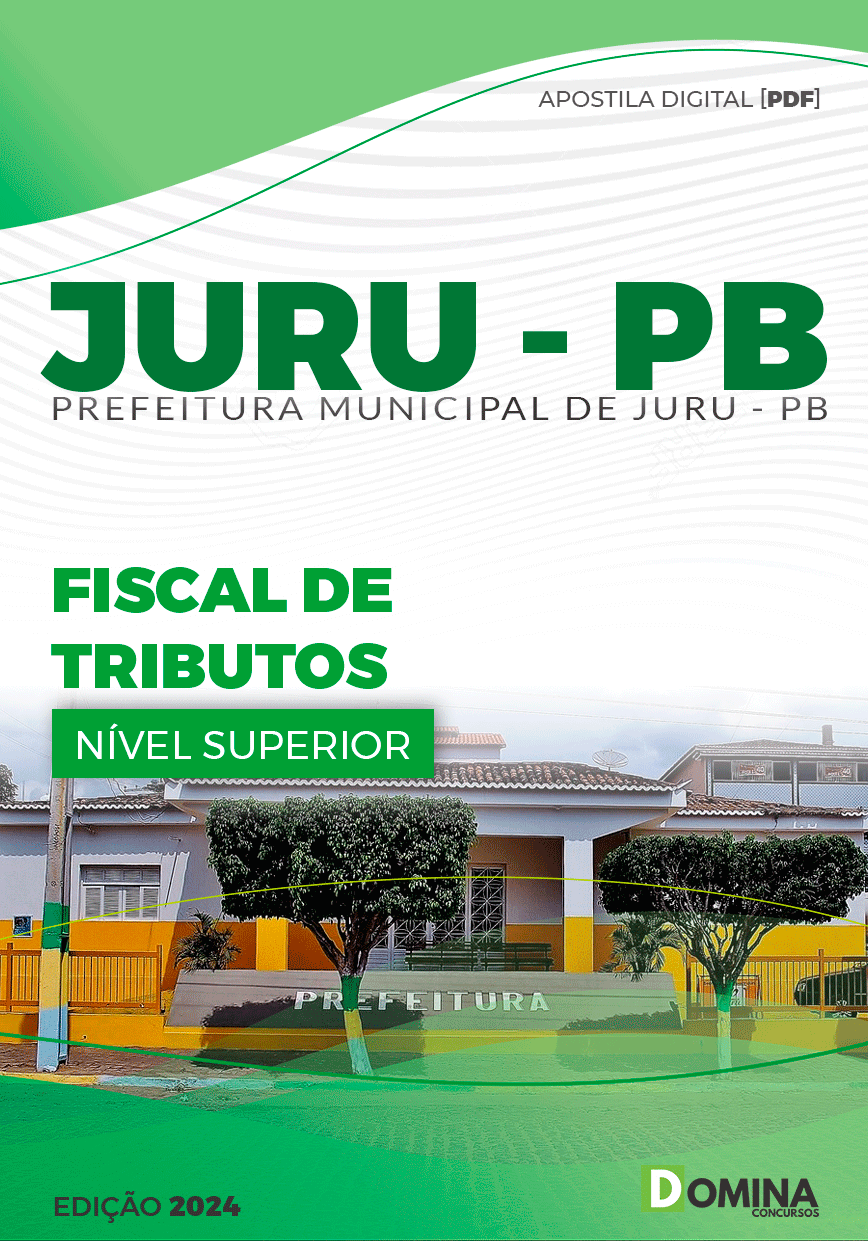 Apostila Concurso Pref Juru PB 2024 Fiscal Tributos