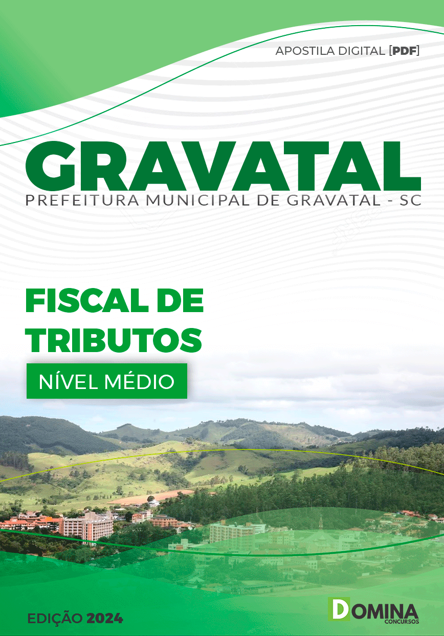 Apostila Concurso Pref Gravatal SC 2024 Fiscal Tributos