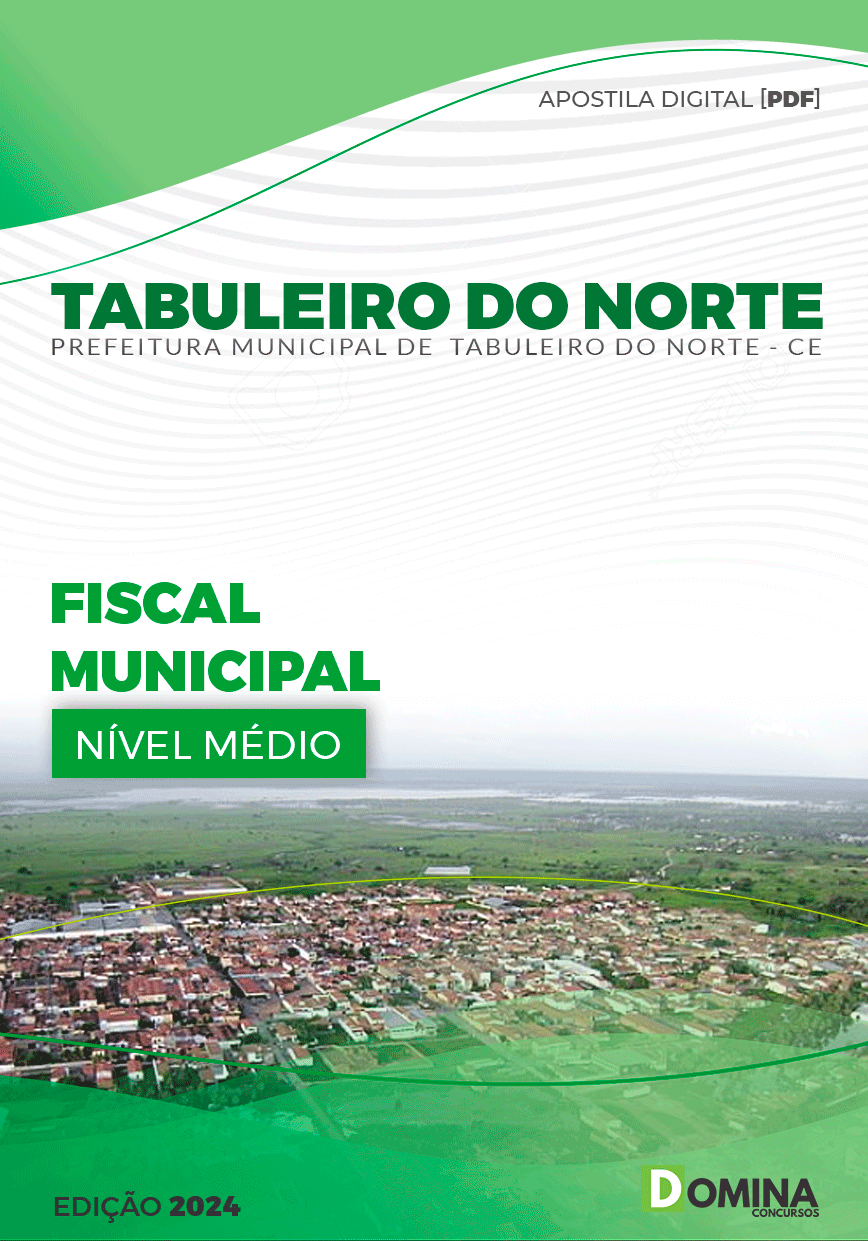 Apostila Pref Tabuleiro do Norte CE 2024 Fiscal Municipal
