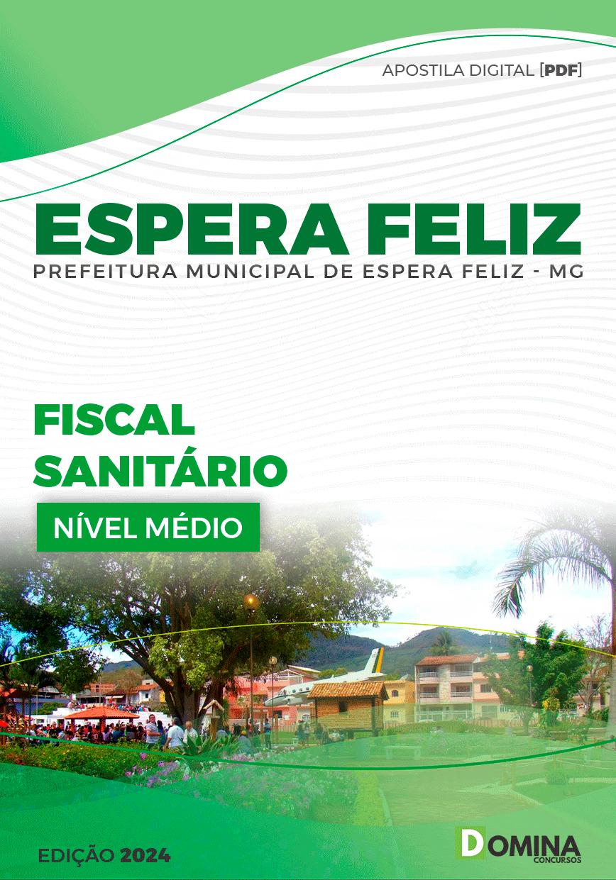 Apostila Pref Espera Feliz MG 2024 Fiscal Sanitário