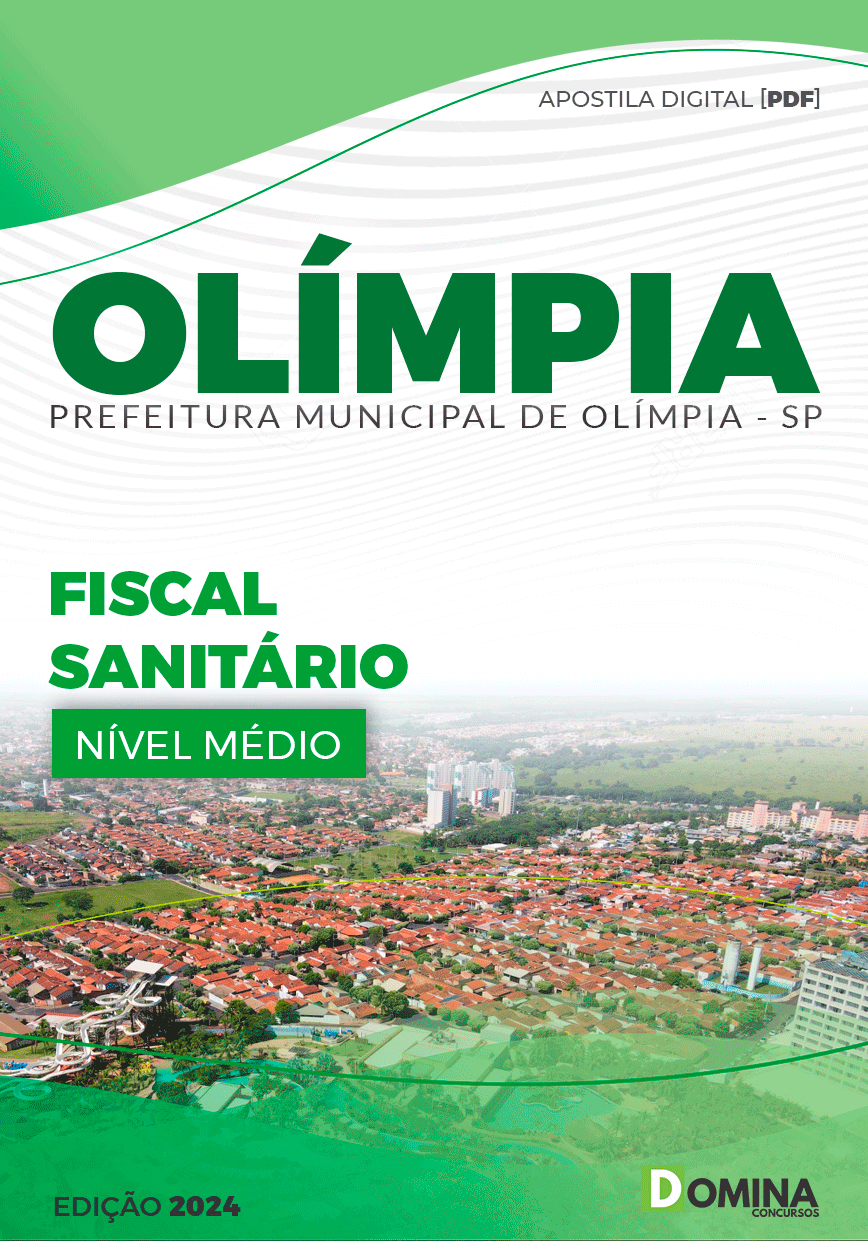 Apostila Pref Olímpia SP 2024 Fiscal Sanitário