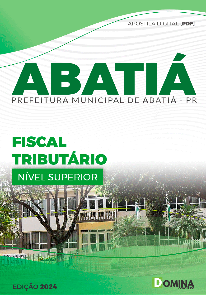 Apostila Pref Abatiá PR 2024 Fiscal Tributário