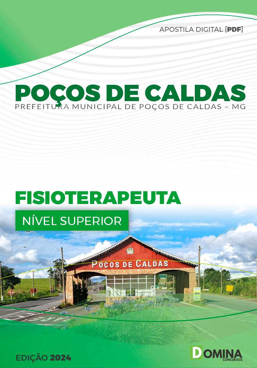 Apostila Pref Poços de Caldas MG 2024 Fisioterapeuta