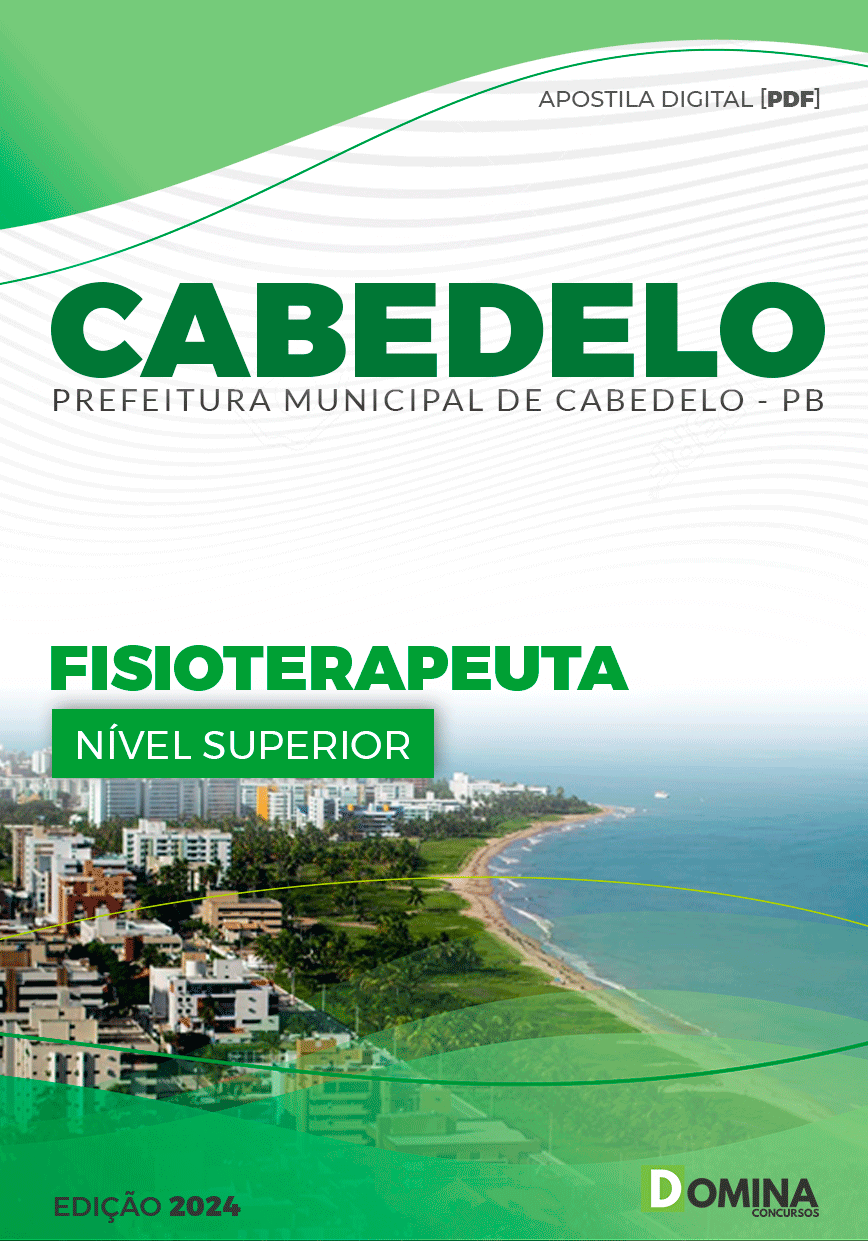 Apostila Pref Cabedelo PB 2024 Fisioterapeuta