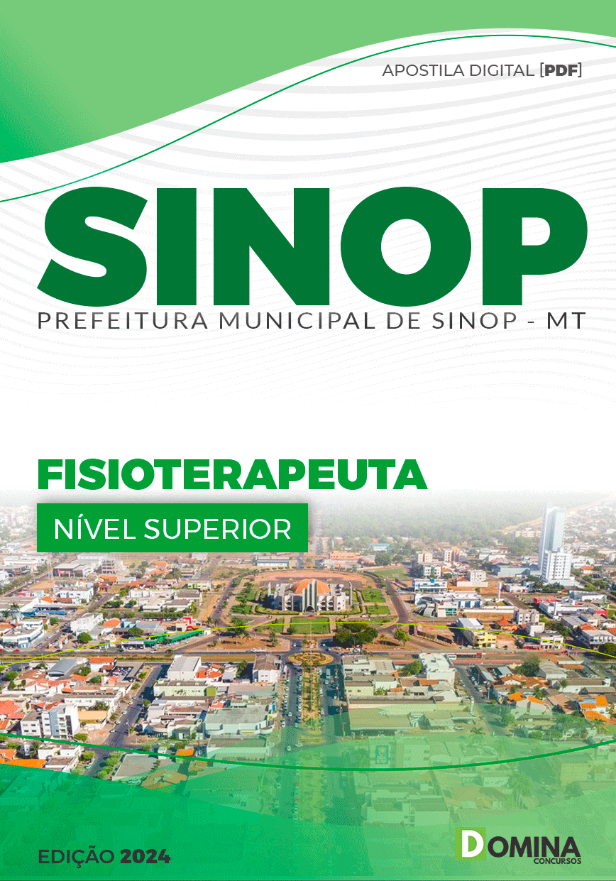 Apostila Pref Sinop MT 2024 Fisioterapeuta