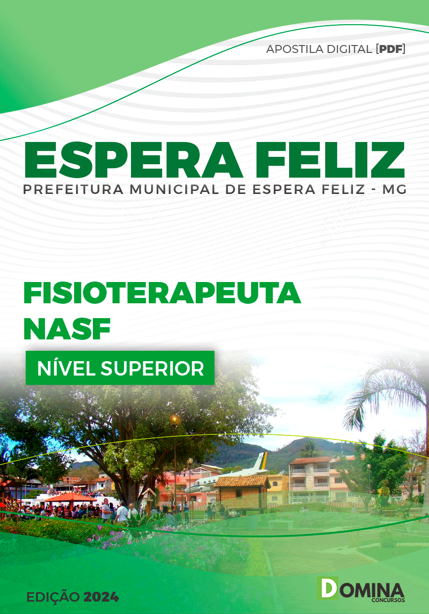 Apostila Pref Espera Feliz MG 2024 Fisioterapeuta NASF