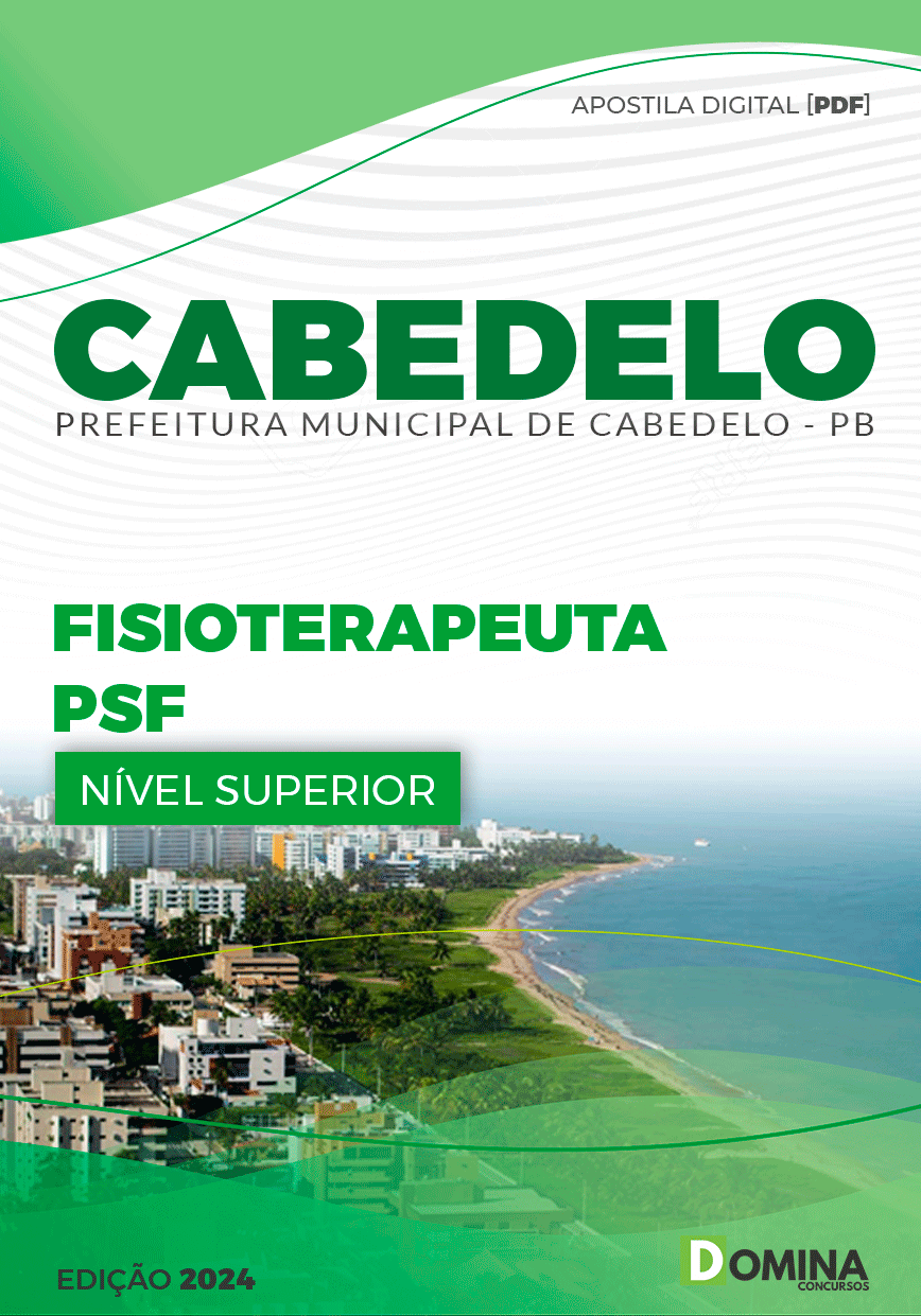 Apostila Pref Cabedelo PB 2024 Fisioterapeuta PSF