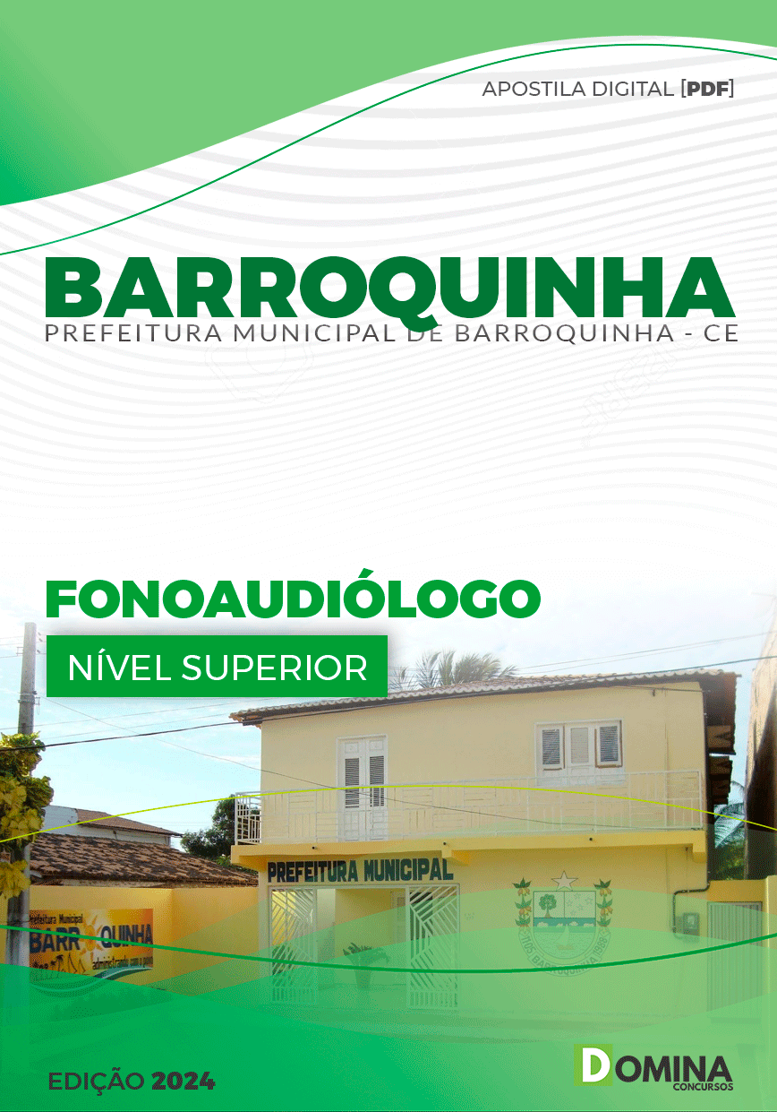 Apostila Pref Barroquinha CE 2024 Fonoaudiólogo