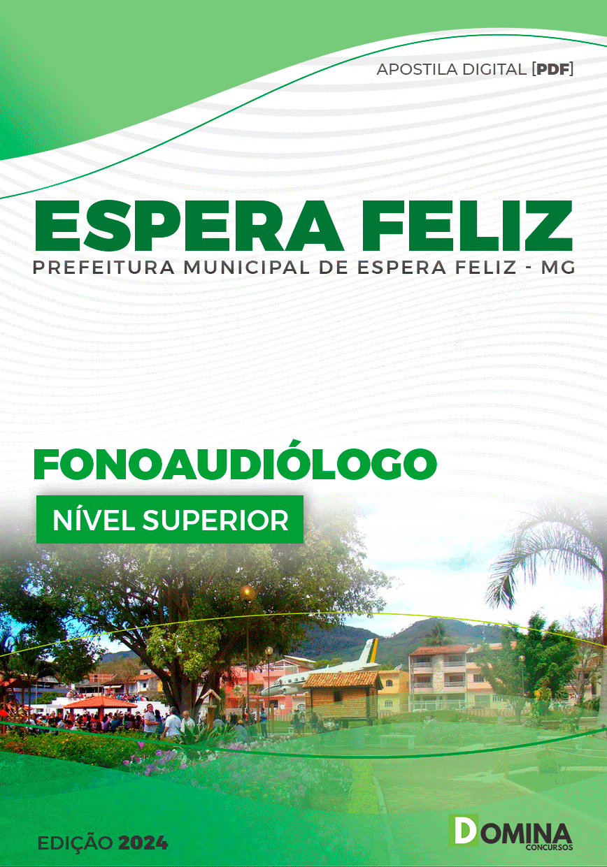 Apostila Pref Espera Feliz MG 2024 Fonoaudiólogo