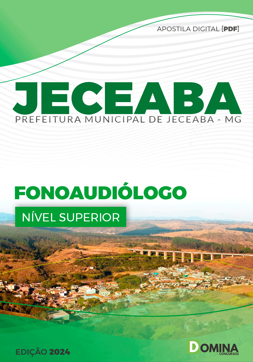 Apostila Pref Jeceaba MG 2024 Fonoaudiólogo