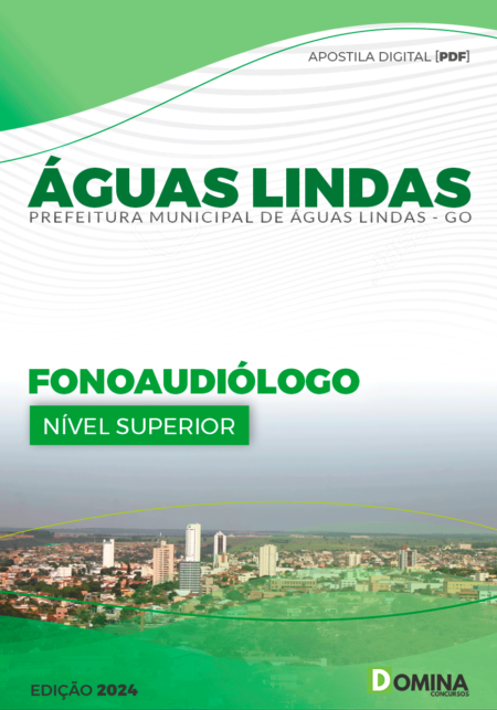 Apostila Pref Águas Lindas GO 2024 Fonoaudiólogo