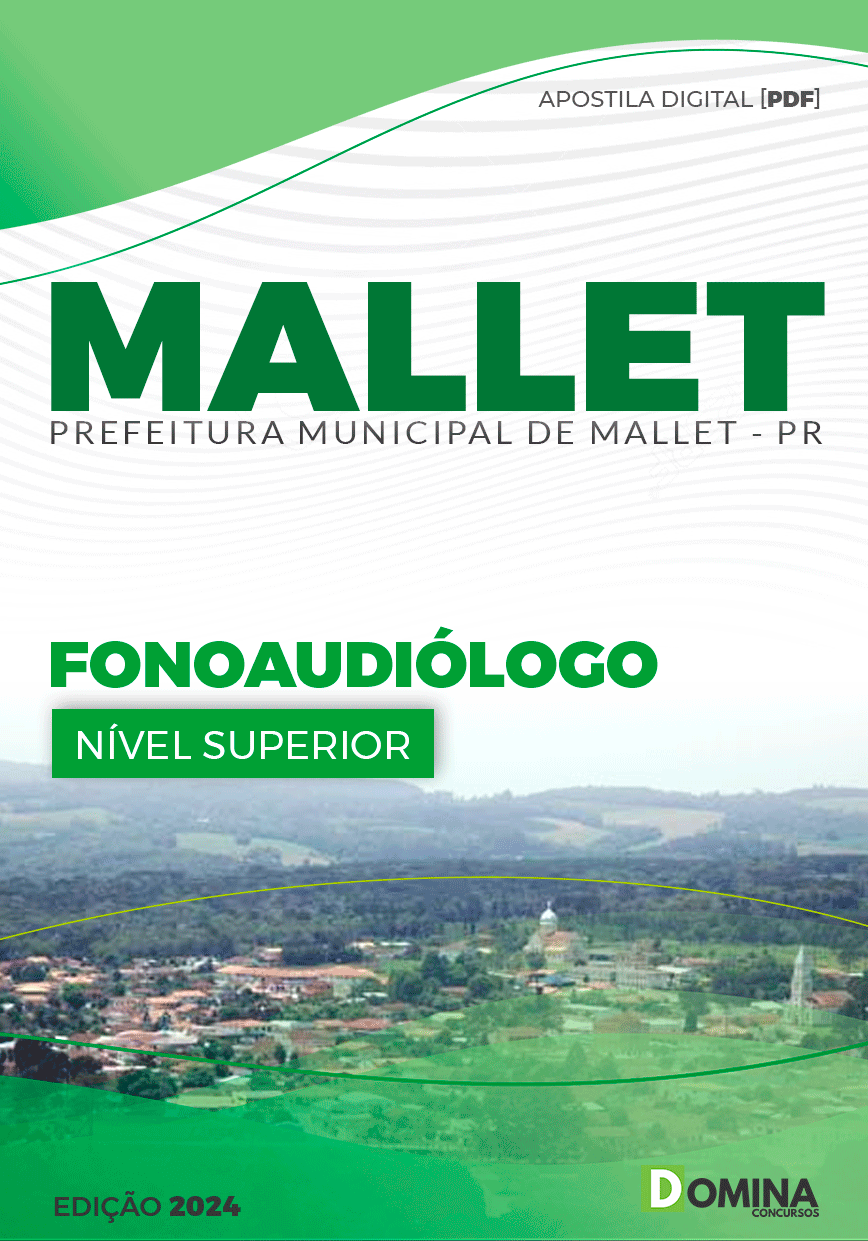 Apostila Pref Mallet PR 2024 Fonoaudiólogo