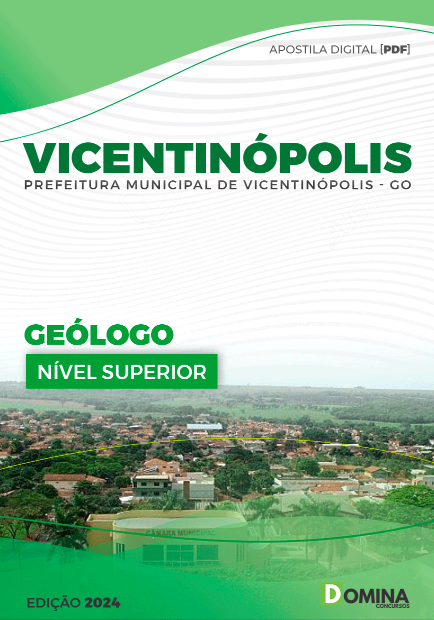 Apostila Pref Vicentinópolis GO 2024 Geólogo